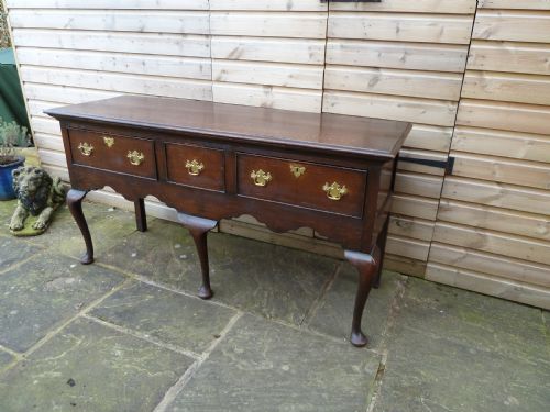 19TH CENTURY OAK DRESSER BASE - ADDITIONAL PHOTO 9