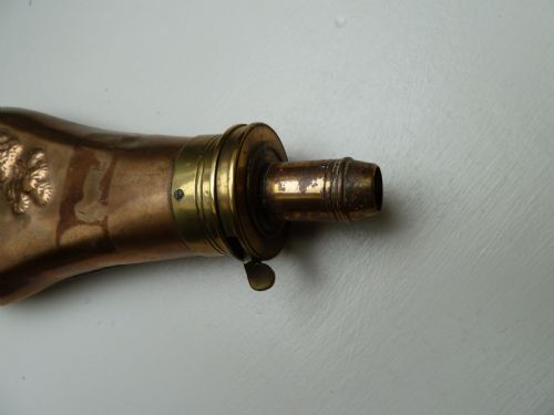 2 19TH CENTURY SHOT OR POWDER FLASKS - ADDITIONAL PHOTO 4