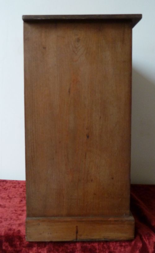 VICTORIAN PINE 6 DRAWER COLLECTORS CHEST - ADDITIONAL PHOTO 4