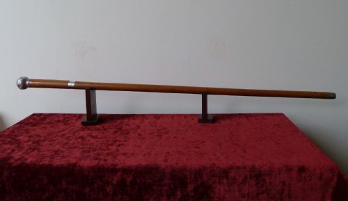silver mounted malacca sword stick - CATEGORY: ANTIQUE MISCELLANEOUS - DATED VICTORIAN