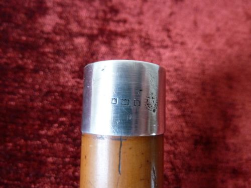 SILVER MOUNTED MALACCA SWORD STICK - ADDITIONAL PHOTO 5