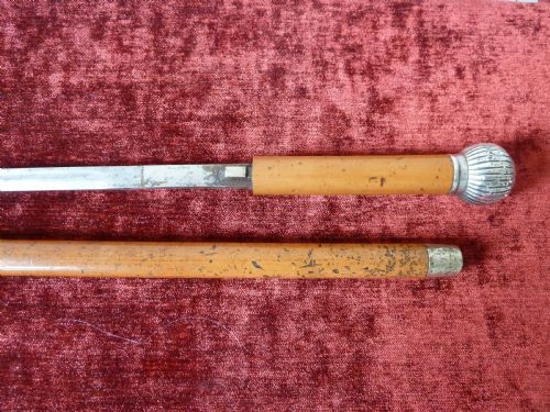 SILVER MOUNTED MALACCA SWORD STICK - ADDITIONAL PHOTO 8