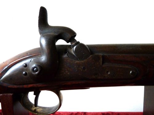 MILITARY PERCUSSION PISTOL EAST INDIA COMPANY - ADDITIONAL PHOTO 1
