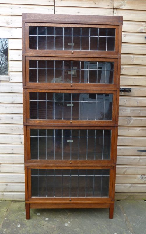 art deco period globe wernicke bookcase - CATEGORY: ANTIQUE BOOKCASES - DATED 1930