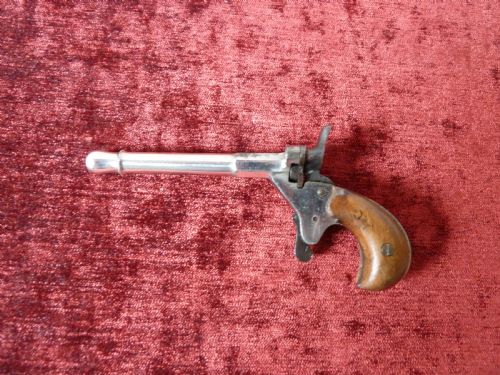 RARE 19TH CENTURY POSTMANS DOG SCARER PISTOL - ADDITIONAL PHOTO 1