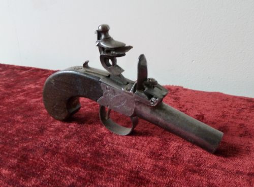 FLINTLOCK POCKET PISTOL SPENCER LONDON - ADDITIONAL PHOTO 2
