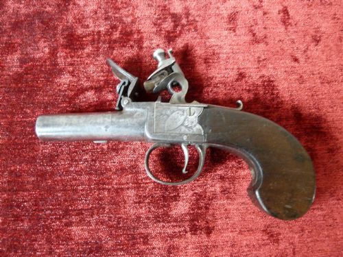 FLINTLOCK POCKET PISTOL SPENCER LONDON - ADDITIONAL PHOTO 7