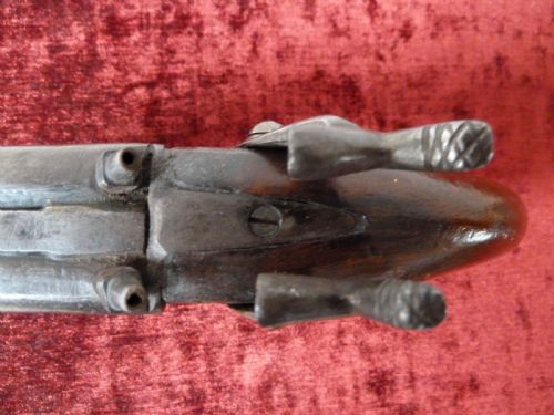DOUBLE BARREL PERCUSSION PISTOL - ADDITIONAL PHOTO 7