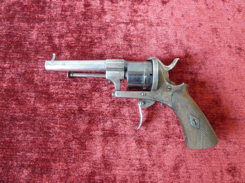 19th century six shot revolver - CATEGORY: ANTIQUE MISCELLANEOUS - DATED 19TH CENTURY