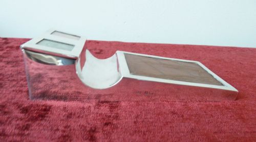 SILVER STAMP BOX AND PEN HOLDER - ADDITIONAL PHOTO 1