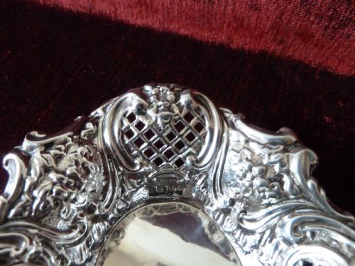 ANTIQUE SILVER PIN DISH BIRMINGHAM 1903 - ADDITIONAL PHOTO 4