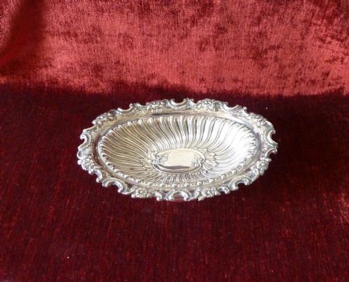 ANTIQUE SILVER BON BON DISH LONDON 1892