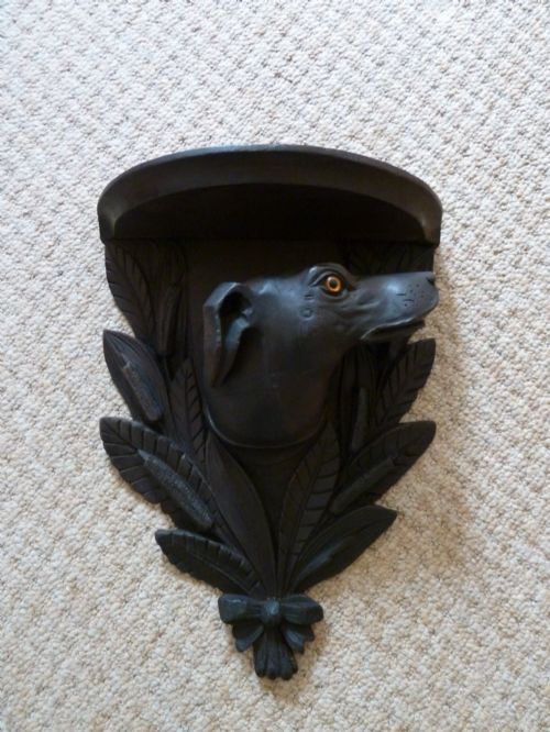 BLACK FOREST DOG HEAD BRACKET - ADDITIONAL PHOTO 7