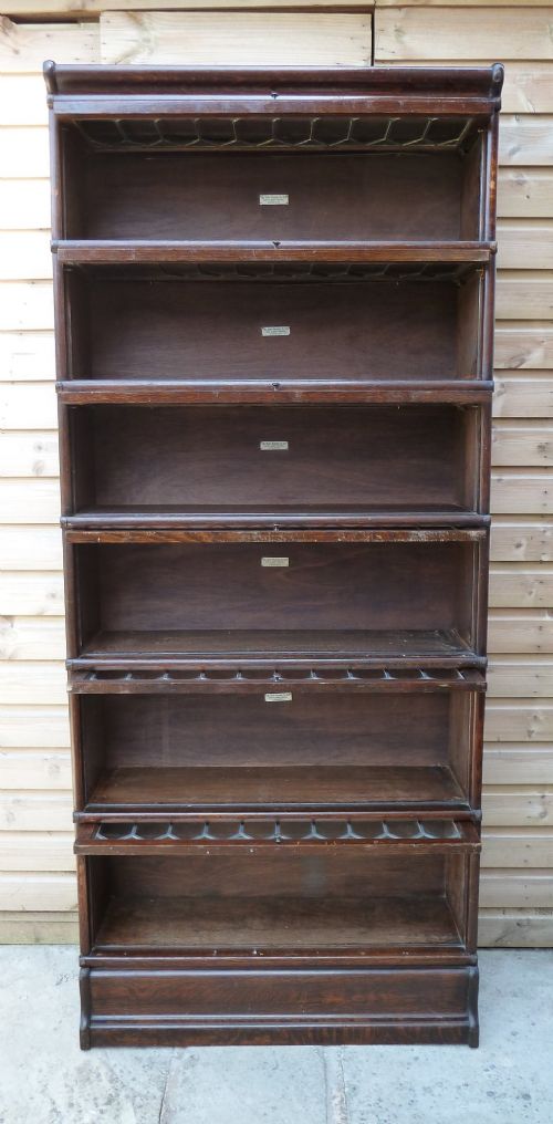 TALL LEADED GLOBE WERNICKE BOOKCASE - ADDITIONAL PHOTO 7