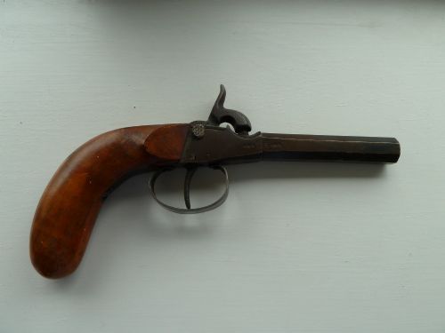 19TH CENTURY PERCUSSION POCKET PISTOL