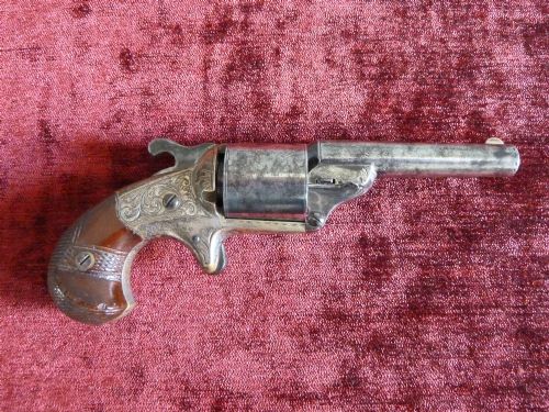 A GOOD PAIR OF AMERICAN RIMFIRE REVOLVERS - ADDITIONAL PHOTO 3