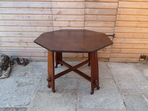 Oak Arts and Crafts Centre Table