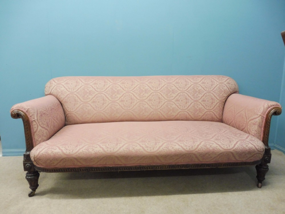BEAUTIFUL ANTIQUE 19TH CENTURY COUNTRY HOUSE SOFA CIRCA 1860 View II