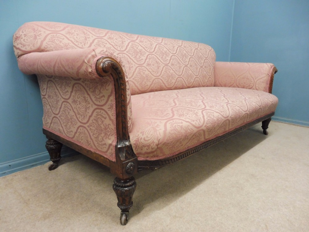 BEAUTIFUL ANTIQUE 19TH CENTURY COUNTRY HOUSE SOFA CIRCA 1860 View III