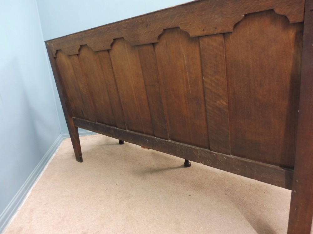 VERY NICE LATE 18th CENTURY SOLID OAK TAVERN BENCH CIRCA 1780 View VI