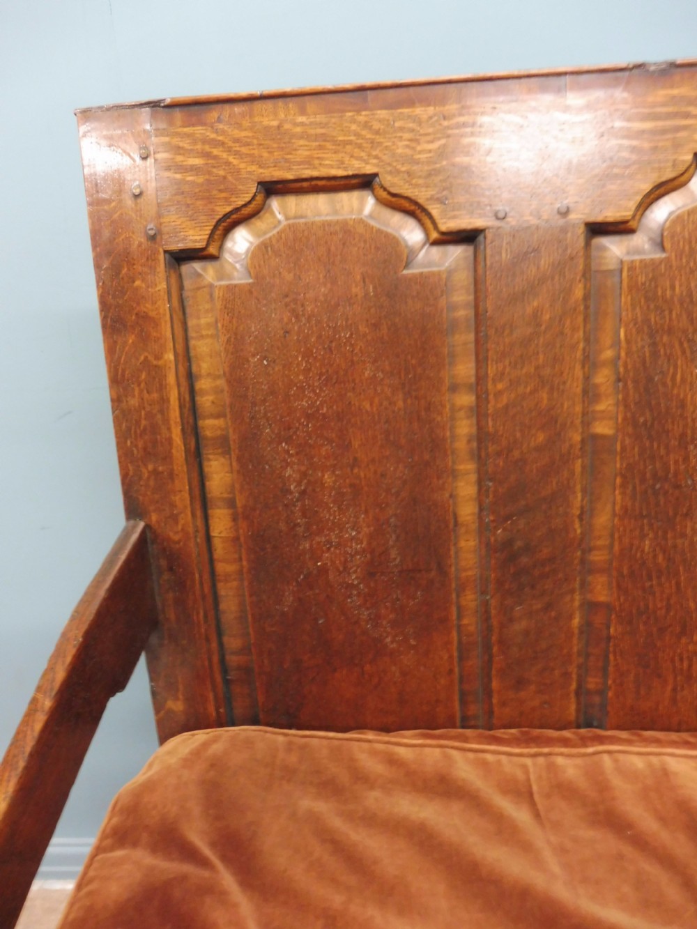 VERY NICE LATE 18th CENTURY SOLID OAK TAVERN BENCH CIRCA 1780 View VIII