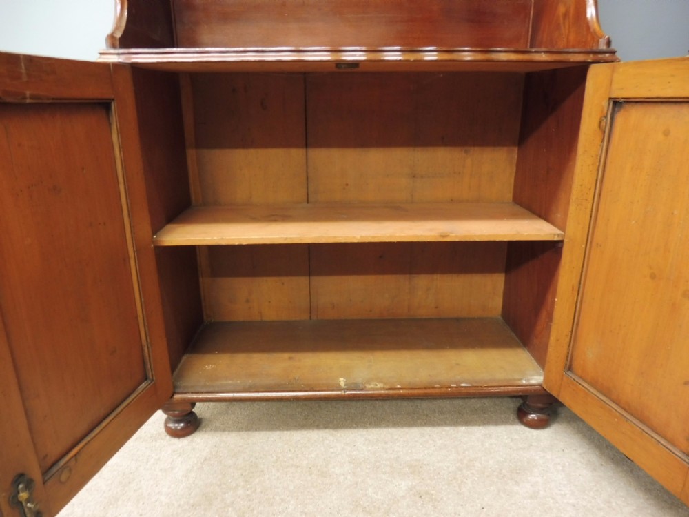 SUPERB PAIR OF VICTORIAN WATERFALL MAHOGANY BOOKCASES CIRCA 1860 View V