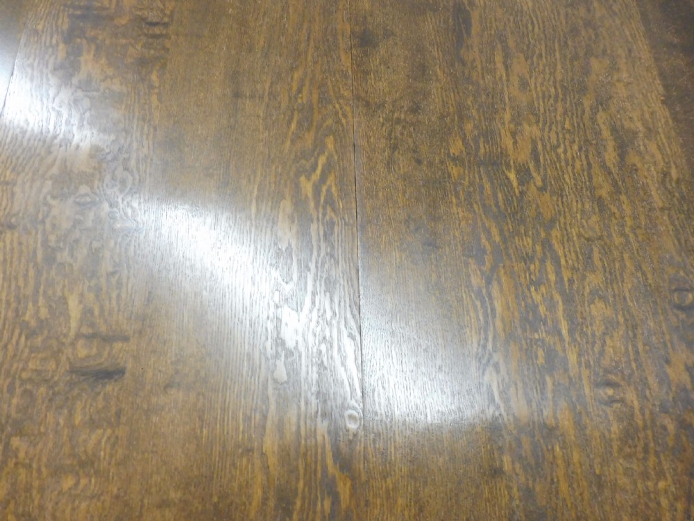 VICTORIAN OAK BARLEY TWIST LEG EXTENDING WIND OUT DINING TABLE SEATS UP TO 8 CIRCA 1890 View V