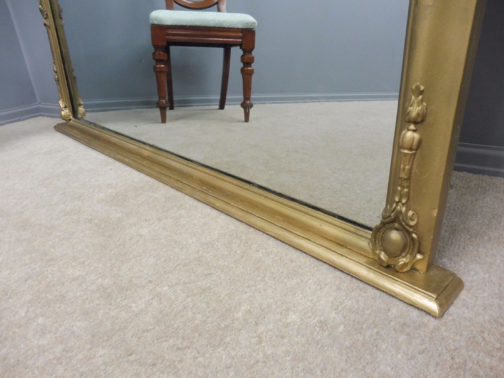 VERY LARGE GILT DRESSING ROOM ORIGINAL MIRROR CIRCA 1880 View III