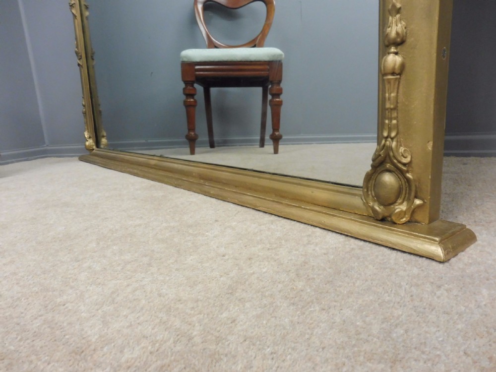 VERY LARGE GILT DRESSING ROOM ORIGINAL MIRROR CIRCA 1880 View VI