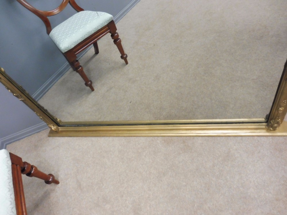VERY LARGE GILT DRESSING ROOM ORIGINAL MIRROR CIRCA 1880 View VII