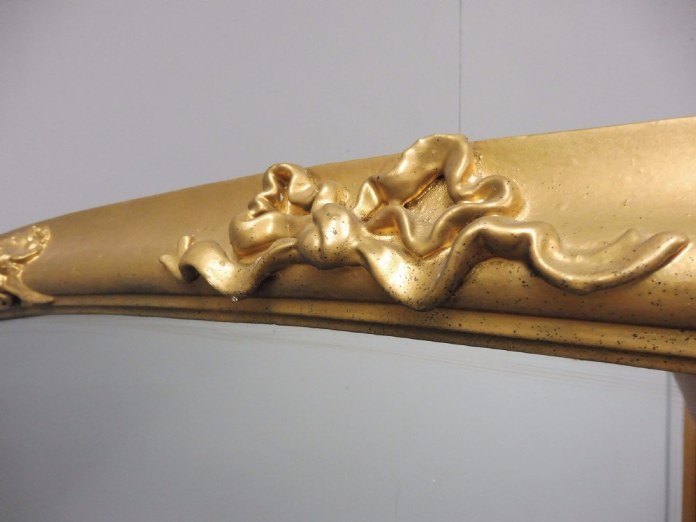 VERY LARGE GILT DRESSING ROOM ORIGINAL MIRROR CIRCA 1880 View VIII