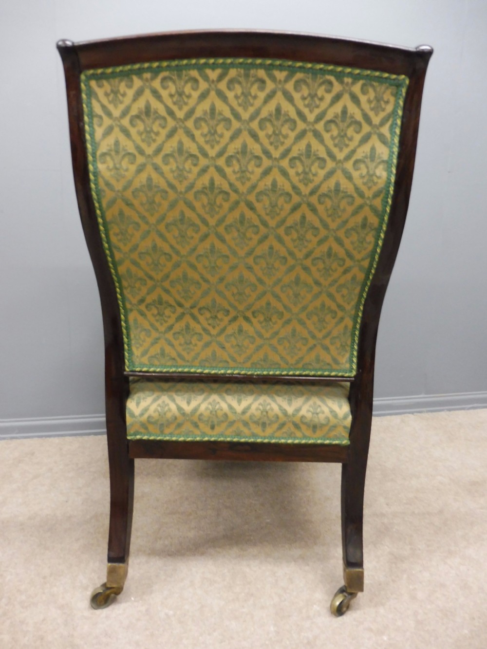 SUPERB 19th CENTURY ROSEWOOD ARMCHAIR LIBRARY CHAIR WILLIAM IV CIRCA 1850 View VI