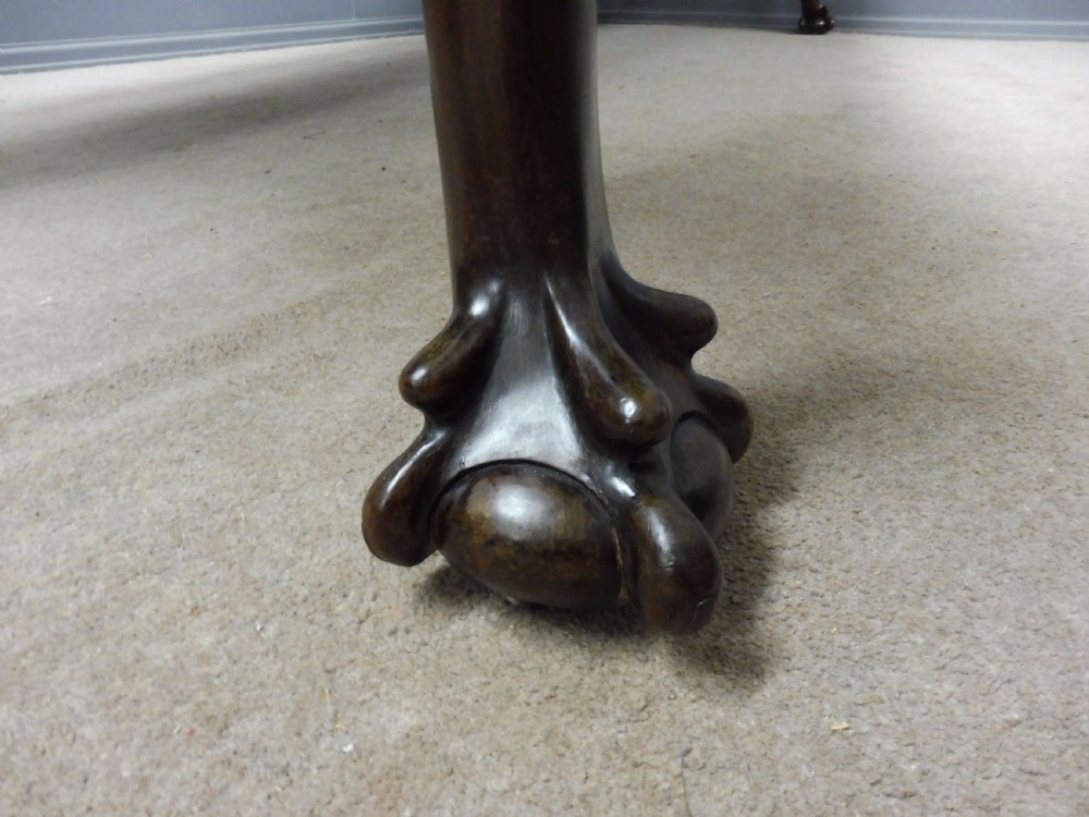 EXCELLENT LARGE VICTORIAN MAHOGANY EXTENDING WIND OUT DINING TABLE CIRCA 1890  View VII