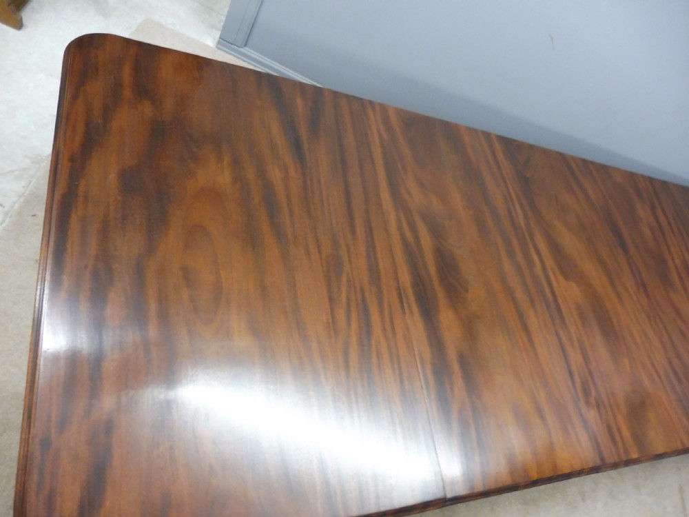EXCELLENT LARGE VICTORIAN MAHOGANY EXTENDING WIND OUT DINING TABLE CIRCA 1890  View VIII
