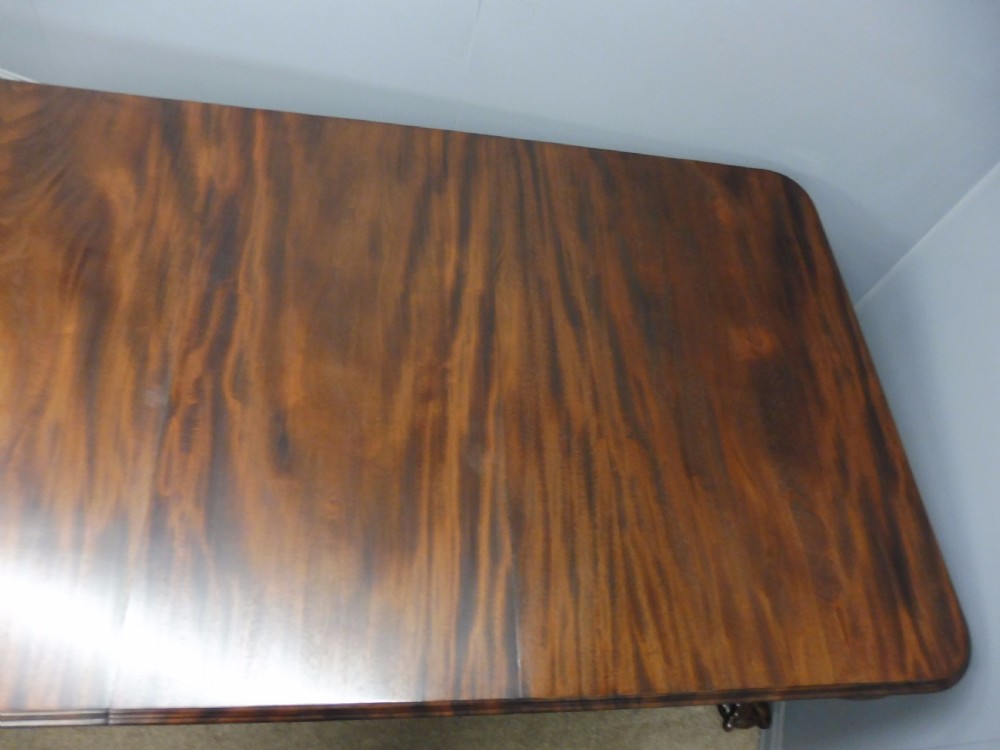 EXCELLENT LARGE VICTORIAN MAHOGANY EXTENDING WIND OUT DINING TABLE CIRCA 1890  View IX