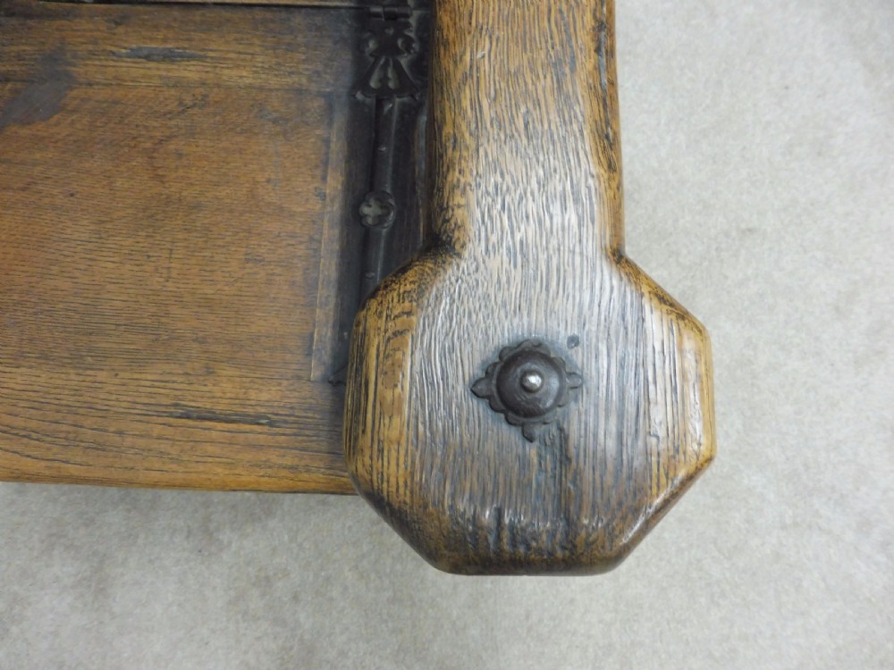 ABSOLUTELY STUNNING 19th CENTURY OAK GOTHIC BOX CHAIR CIRCA 1880 View XI
