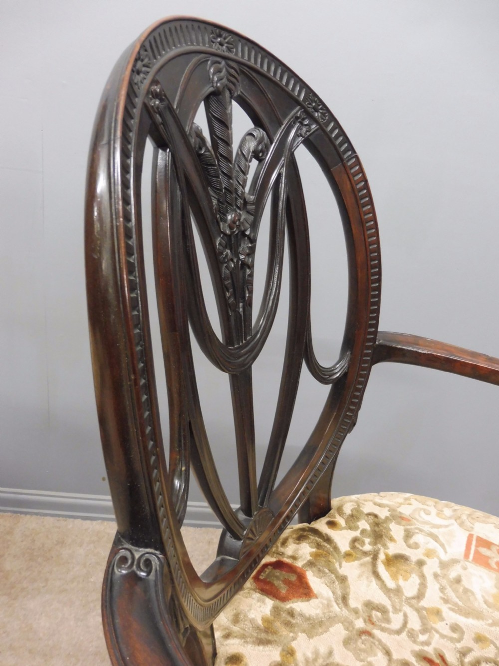 SET OF 6 SUPERIOR QUALITY MAHOGANY DINING CHAIRS CIRCA 1900 View VII