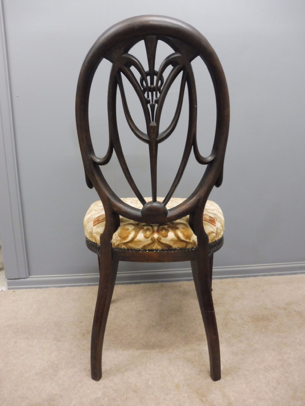 SET OF 6 SUPERIOR QUALITY MAHOGANY DINING CHAIRS CIRCA 1900 View XVI