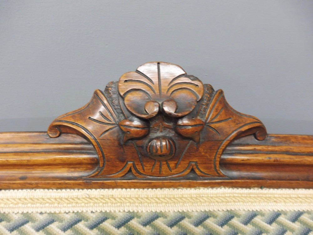 VICTORIAN OAK SHOW FRAME SOFA View IV