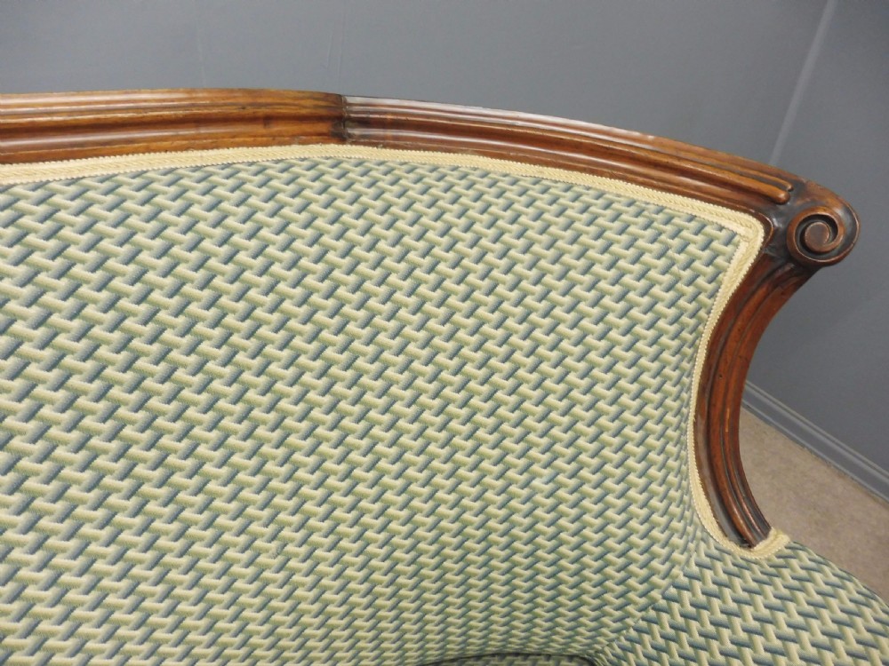 VICTORIAN OAK SHOW FRAME SOFA View IX