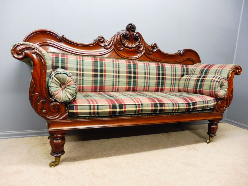FABULOUS MAHOGANY WILLIAM IV SOFA CIRCA 1840