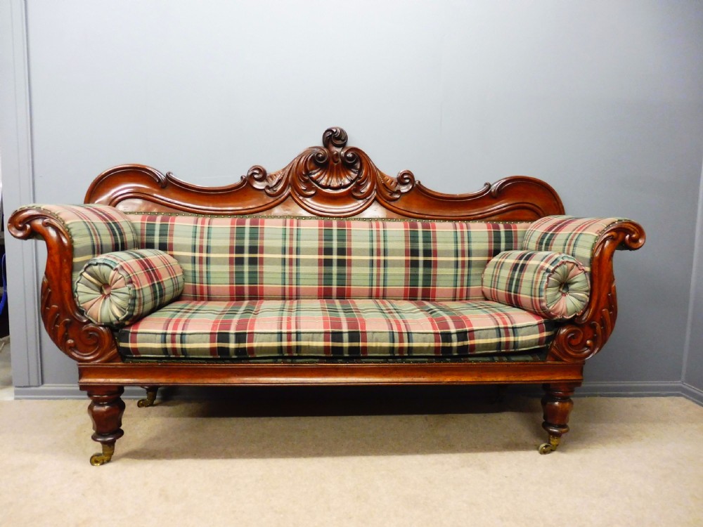 FABULOUS MAHOGANY WILLIAM IV SOFA CIRCA 1840 View II