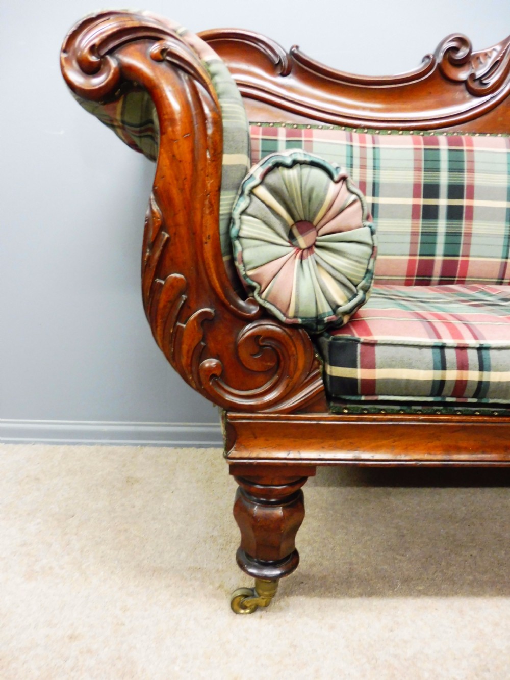 FABULOUS MAHOGANY WILLIAM IV SOFA CIRCA 1840 View VI