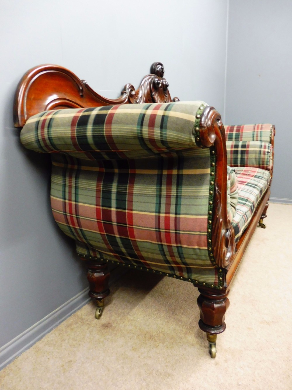 FABULOUS MAHOGANY WILLIAM IV SOFA CIRCA 1840 View XIII