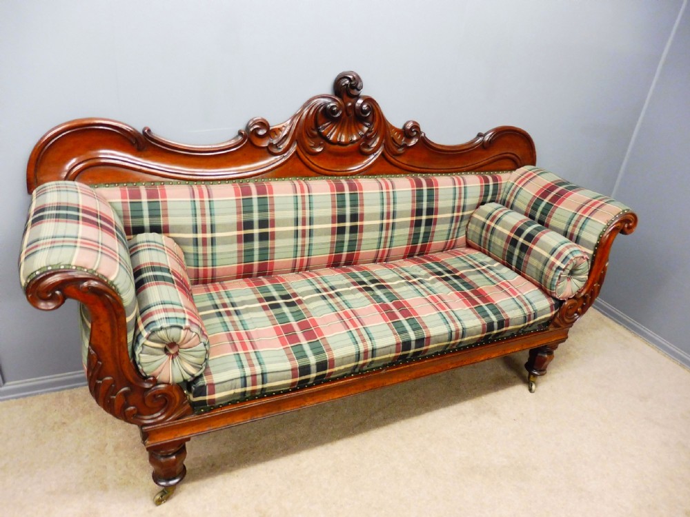 FABULOUS MAHOGANY WILLIAM IV SOFA CIRCA 1840 View XIV