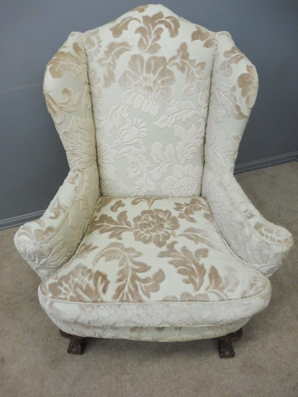 CLASSIC PAIR OF GEORGIAN STYLE ARMCHAIRS CIRCA 1920 View XI