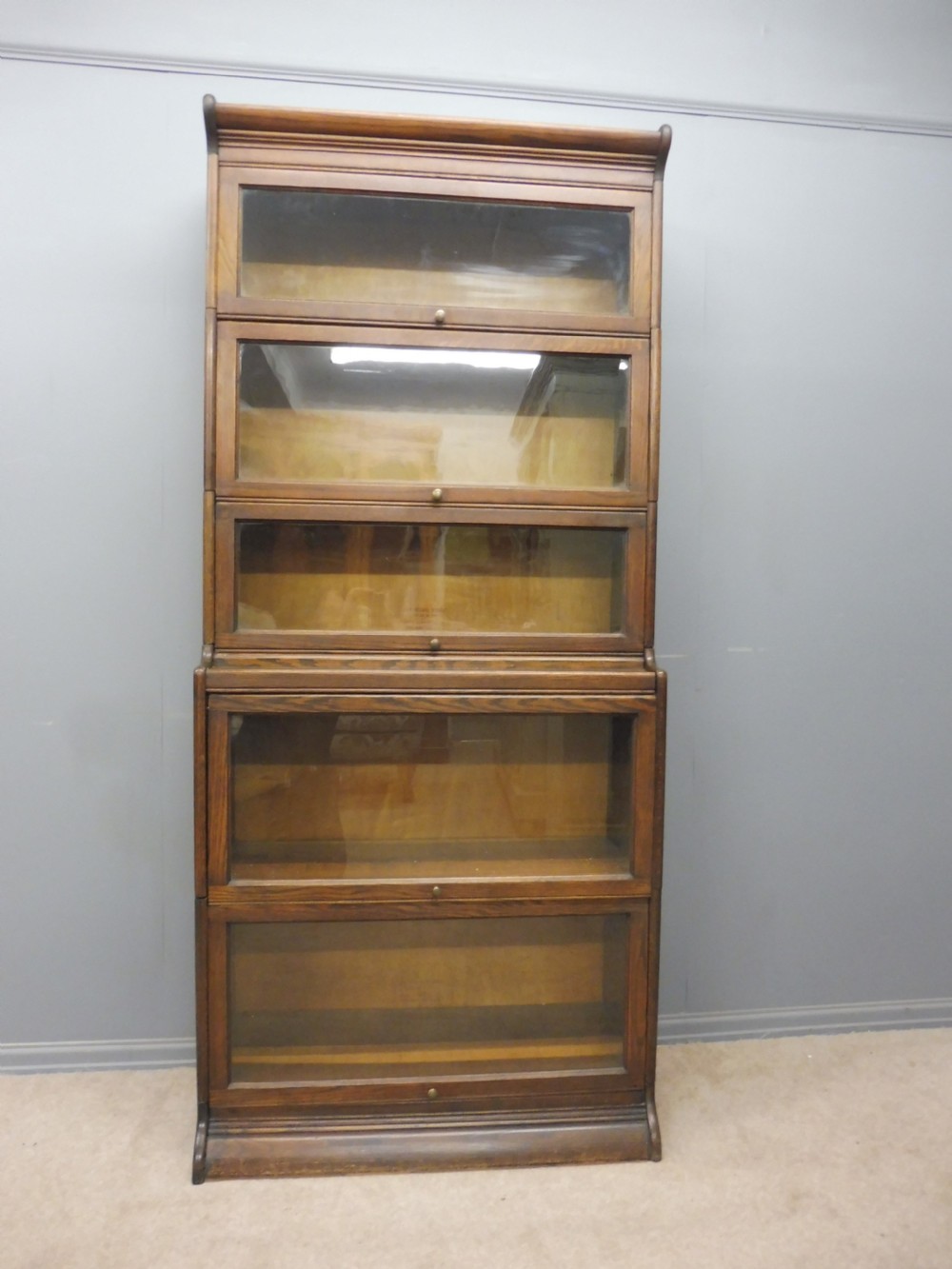 TALL OAK GUNN SECTIONAL BOOKCASE