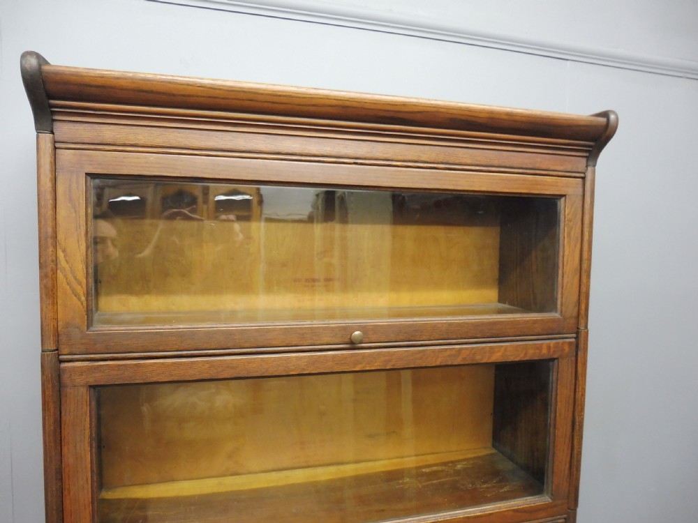 TALL OAK GUNN SECTIONAL BOOKCASE View IV