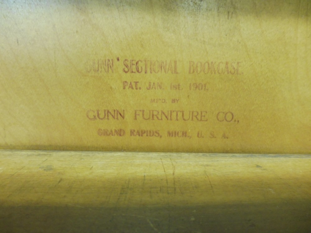 TALL OAK GUNN SECTIONAL BOOKCASE View VIII