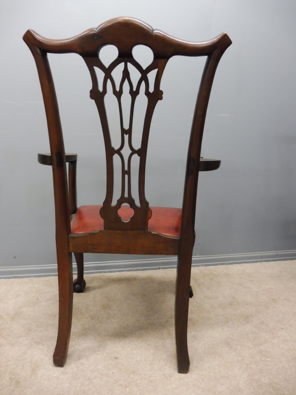 SET OF 8 GOOD QUALITY CHIPPENDALE DESIGN DINING CHAIRS CIRCA 1900 View XIV